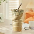 thumbnail image 1 of Large Capacity Ceramic Mug, Shaped Coffee Cup with Straw, Portable and Insulated, Ideal for Coffee, Tea, and Beverages, Perfect for Home or Office Use, 1 of 6