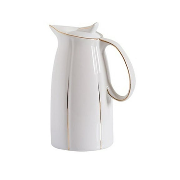 Large Capacity Ceramic Water Pitchers Cold Kettle with Handle