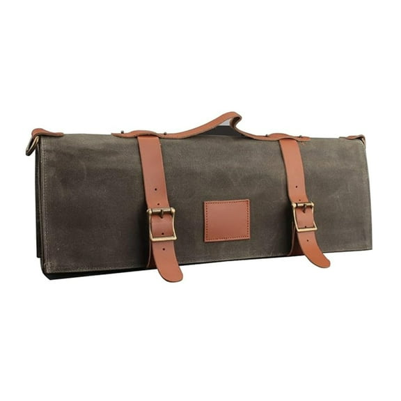 Large Capacity Chefs Tool Roll Bag Foldable Cooking Tool Storage Carry Pouches