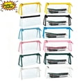 thumbnail image 1 of Large Capacity Clear PVC Plastic Pencil Case, Multi‑Purpose Pencil Box, Exam‑Ready Pen Pouch for Classroom & Office, Cosmetic & Travel Toiletry Storage, Classroom Essential with Metal Zipper, 1 of 6