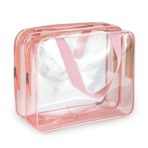 Large Capacity Clear Travel Toiletry Cosmetic Bag Multifunctional Makeup Bags Transparent PVC Storage Organizer