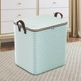 thumbnail image 1 of Large Capacity Clothes Storage Box for Home Moving, Wardrobe Organizer Bag with Durable Material, Dustproof Foldable Storage Basket, 1 of 7