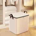 thumbnail image 1 of Large Capacity Clothes Storage Box for Home Moving with Foldable Design, Odor-Free Fabric, Dual Handles, and Two-Way Zipper Closure, 1 of 5