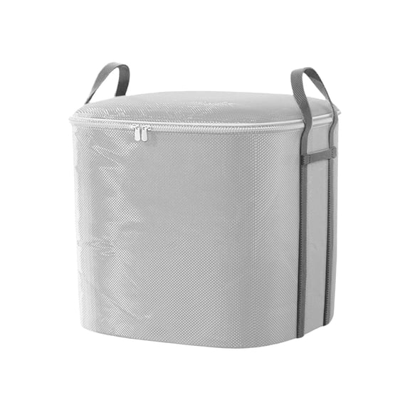 Large Capacity Clothing Quilt Storage Bag, Woven Storage Bag Moving Packing Bag, Double Zipper Design Reinforced Handles, Polyester Material Waterproof Storage, Multi Purpose Organization Container
