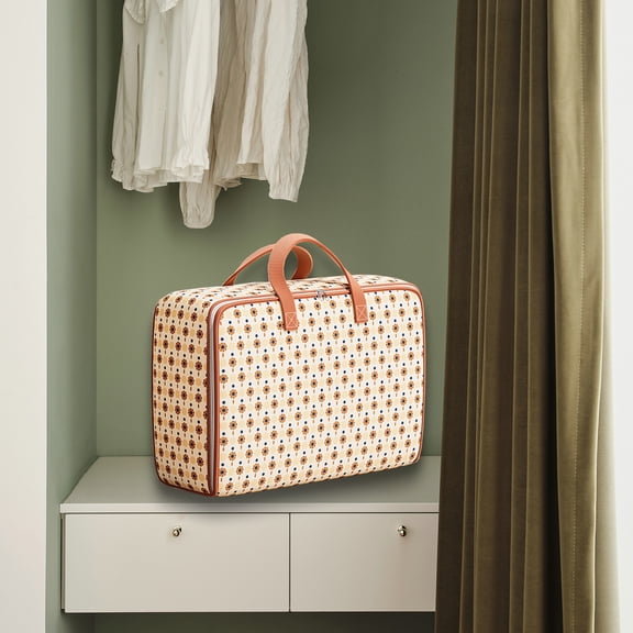 Large Capacity Clothing Storage Bag with Double Zipper, Moving, Travel, and Quilt Storage Solutions for Home Organization