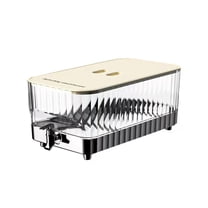 Large Capacity Transparent Cold Brew Iced Tea Kettle Infuser Pitcher with Spigot for Refrigerator Homemade Beverages