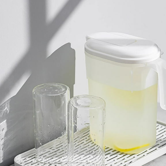 Large Capacity Cold Water Pot, Heat Resistant Beverage Bucket, Summer Ice Water Cooler Pot for Fruit Tea and Cold Brew Drinks