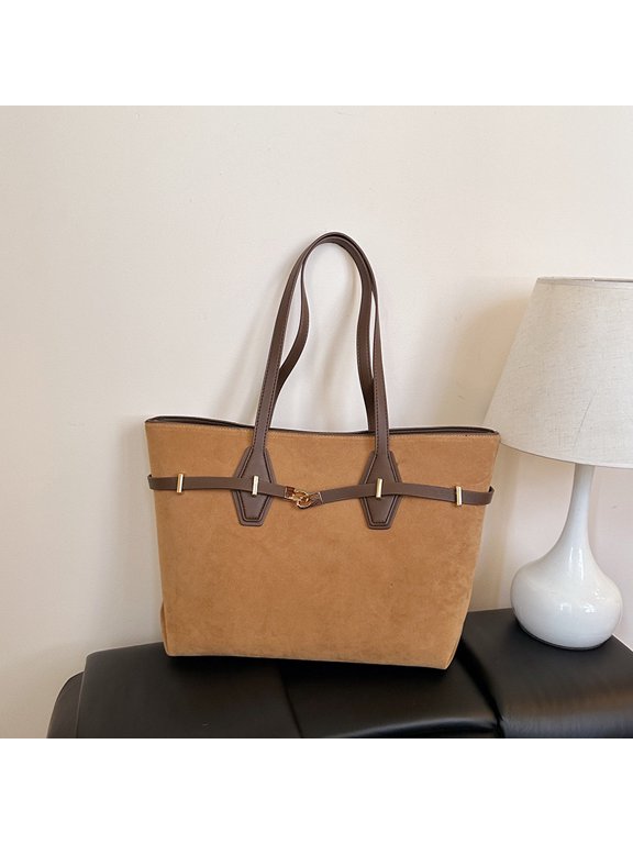 Large Capacity Commuter Bag 2025 Autumn and Winter New Shoulder Bag Women's retro Tote Bag