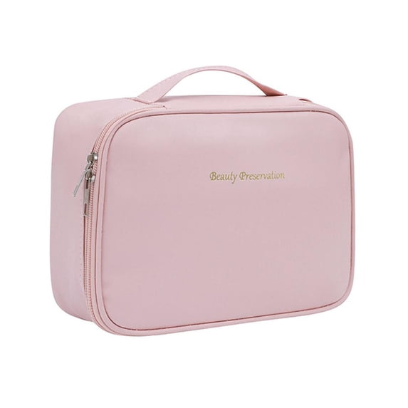 Large Capacity Cosmetic Bag, Portable Cosmetics Compartment Storage Bag
