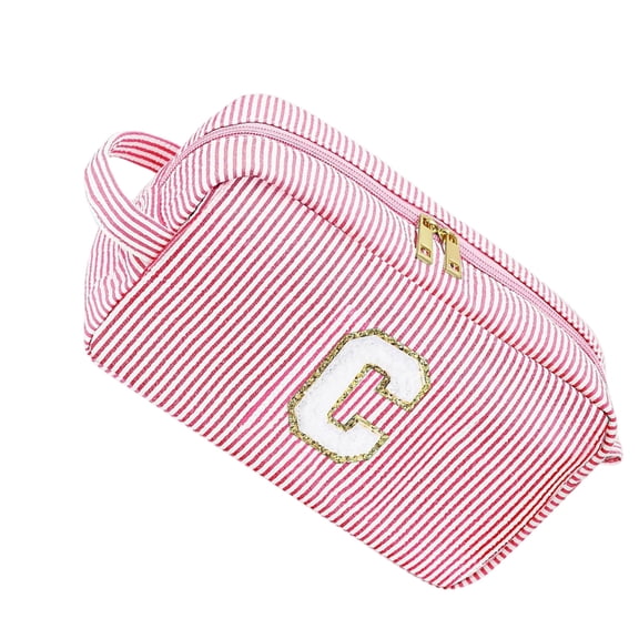 Large Capacity Cosmetic Tool Pouches with Handle Knitting Tool Organiser Bag