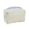 thumbnail image 1 of Large Capacity Cotton Floral Quilted Makeup Bag Cosmetic Pouches Accessory Storage Organized For Travel And Daily Use, 1 of 7