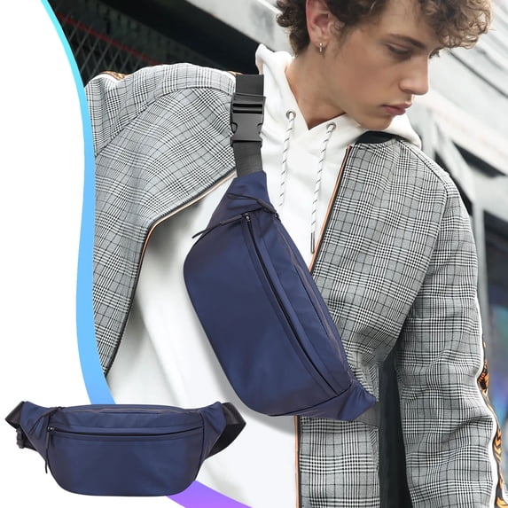 Large Capacity Crossbody Chest Bag – Unisex Lightweight Nylon Shoulder Satchel, Water-Resistant, Adjustable Strap, Multi-Pocket Travel Sling for Outdoor, Sport, Everyday Use, 33x15x7cm