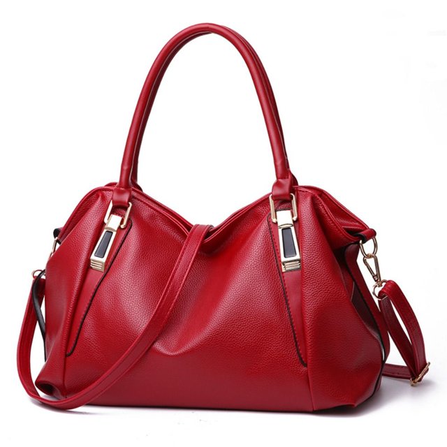 Large Capacity Crossbody PU Versatile Faux Leather Handbag Women's