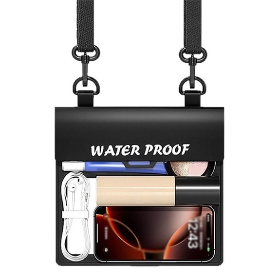 Large Capacity Crossbody Waterproof Phone Pouch Touch Screen Friendly Dry Bag For Swimming Drifting Universal Waterproof Case For Photography Hot Spring