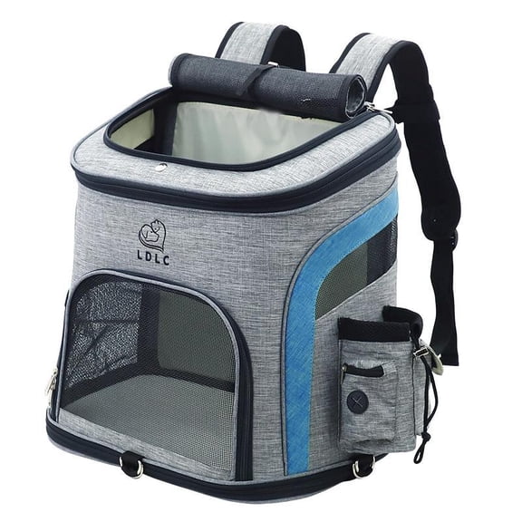 Large Capacity Deluxe Edition Pet Backpack, Denim Resistant Easy Care Portable Pet Backpack