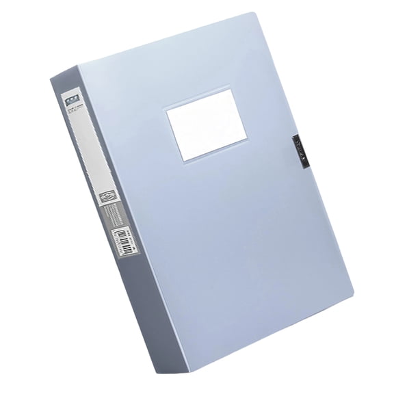 Large Capacity Document Filling Box Waterproof Document Organiser File Storage Box For School 23.2x31.6x3.5cm