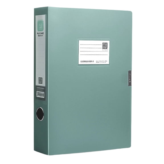 Large Capacity Document Filling Box Waterproof Document Organiser File Storage Box For School Office 23.2x31.6x3.5cm