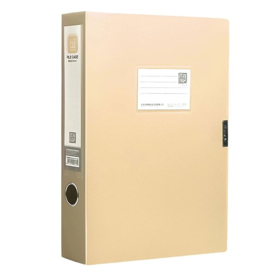 Large Capacity Document Filling Box Waterproof Document Organiser File Storage Box For School Office 23.2x31.6x3.5cm