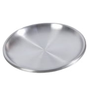 Large Capacity Dogs Bowl Flat Stainless Steel Bowl Cats Feeding Antiskid Bowl for Small Media Large Dogs