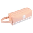 thumbnail image 1 of Large Capacity Double-Layer Pencil Case, Cosmug Canvas Pen Bag, Spacious Stationery Organizer, for Office Supplies, Art Tools and Daily Storage, Color C, 1 of 9