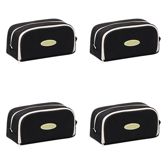 Large Capacity Double Layer Pencil Case Cute Korean Style Canvas Pen Holder Aesthetic Stationery Bag