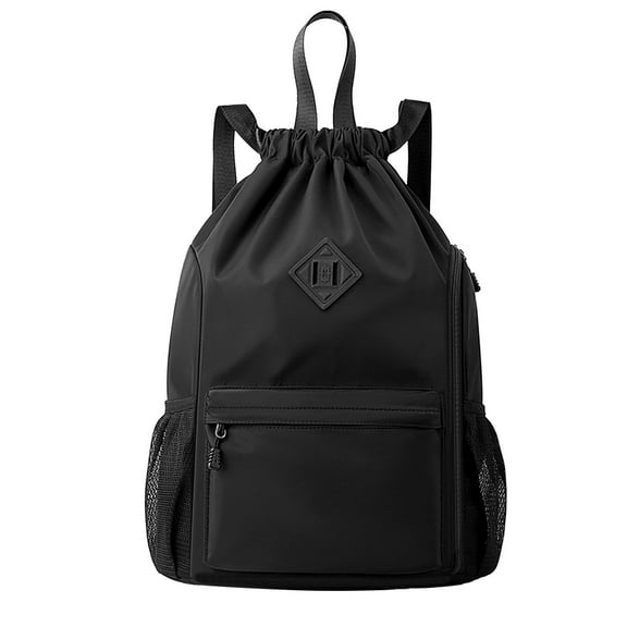Large Capacity Drawstring Backpack for Sports, Multi-Functional Outdoor Gym Bag, Durable Cloth Lightweight Backpack for Fitness and Leisure Activities