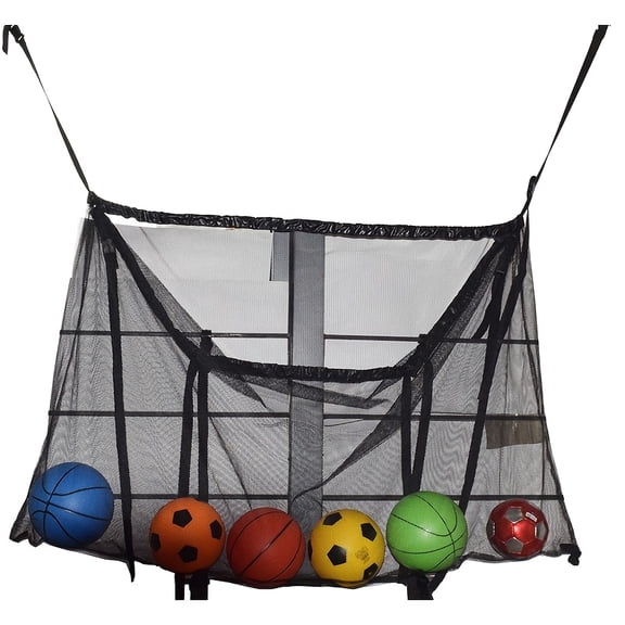 Large Capacity Drawstring Pool Storage Net Bag, Portable Mesh Organizer for Pool Floats & Inflatable Swim Rings, Multi-Purpose Storage Bag for Swimming Pool Gear & Camping Supplies