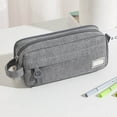 thumbnail image 1 of Spacious Pencil Case, Multifunctional Pen Bag, Large Capacity Storage Organizer for Stationery Supplies, Durable Easy-to-Clean Material, Stylish Practical Design for Office Home Use, 1 of 6