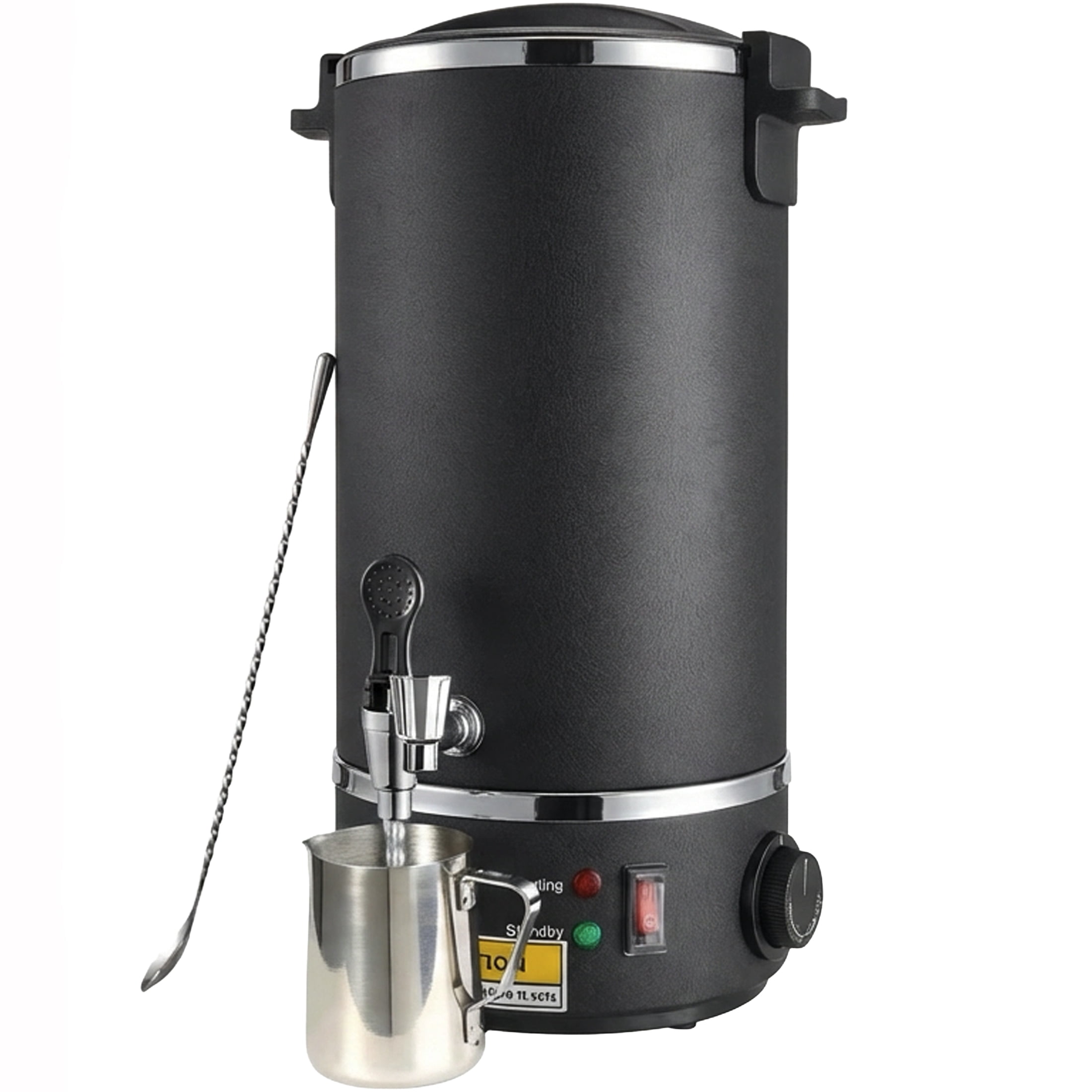 Large-Capacity Electric Wax Melting Pot, 10L with 9-Level Temperature Control & Pour Spout for Candle, Soap, Cream Business