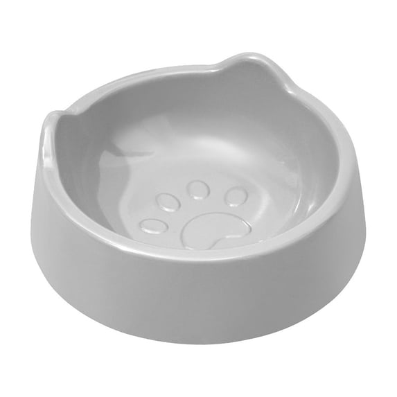 Large Capacity Elevated Cat Food and Water Bowl with Wide Shallow Design to Reduce Mess and Promote Comfortable Feeding