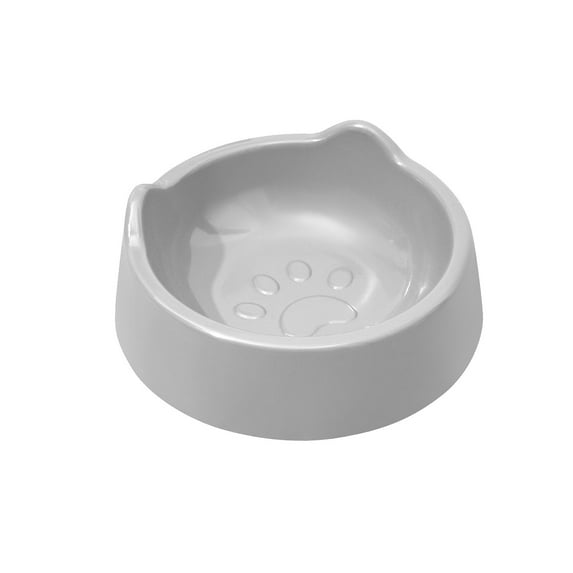 Large Capacity Elevated Cat Food and Water Bowl with Wide Shallow Design to Reduce Mess and Promote Comfortable Feeding