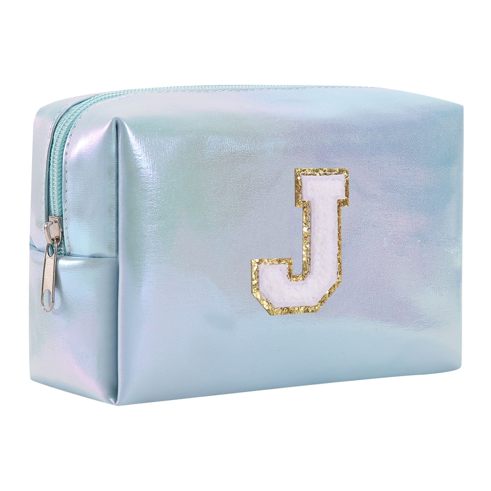 Large Capacity Embroidered Alphabet Makeup Bag Toiletry Bag Travel