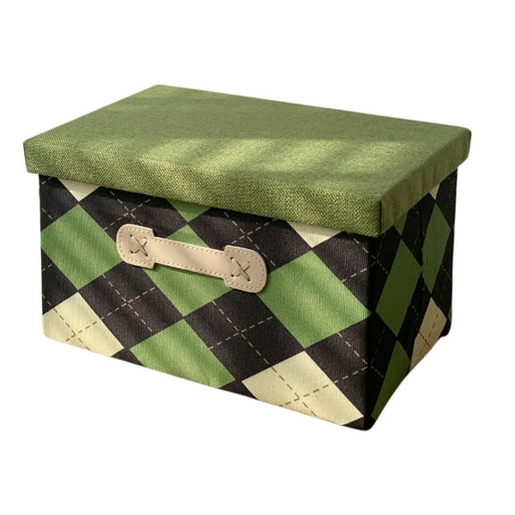 Large Capacity Fabric Storage Box, Stackable Organizer with Lid, Foldable Wardrobe Drawer for Home and Car, Versatile Storage Solution for Clothes, Toys, and Accessories