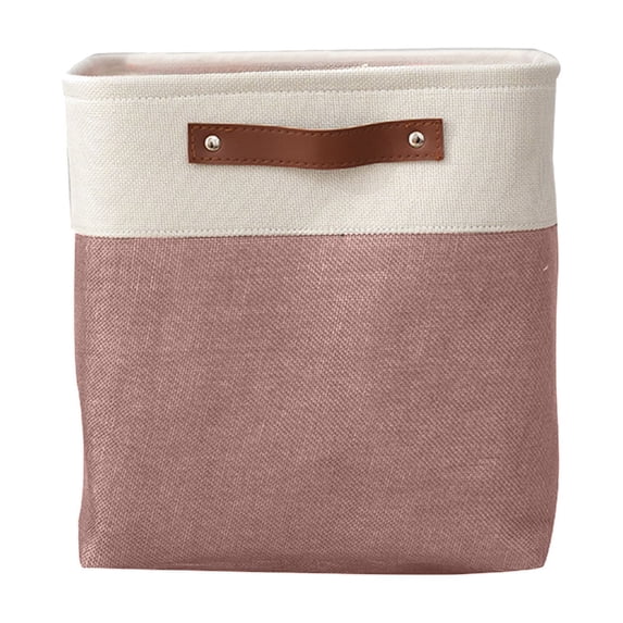 Large Capacity Fabric Storage Box with Handles, Versatile Bedroom Organizer for Clothes, Books, Toys, and Home Storage, Durable and Foldable Basket