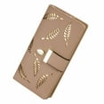 thumbnail image 1 of Storage Bag, Furenl Womens Long Bifold Wallet Leather Card Holder Wallet Zipper Closure Elegant Clutch Bag Women Handbag, 1*Card Holder, 1 of 9