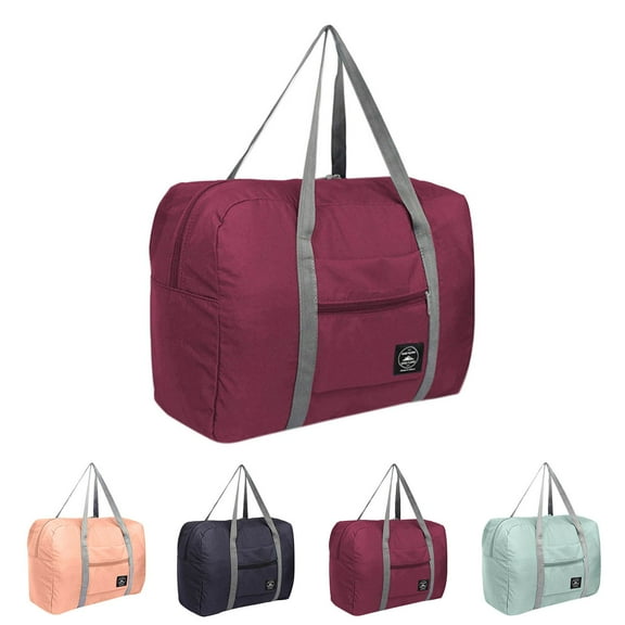 Large Capacity Fashion Travel Bag for Men & Women - Casual Carry On Luggage with Shoulder Strap, Zipper Closure, Polyester Material, 48x32x16cm (18.9x12.6x6.3in)