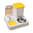 thumbnail image 1 of Large Capacity Feeder 2in1 Water Dispenser and Bowl Small Dog Cats Automatic Feeder for Daily Watering Feeding, 1 of 9