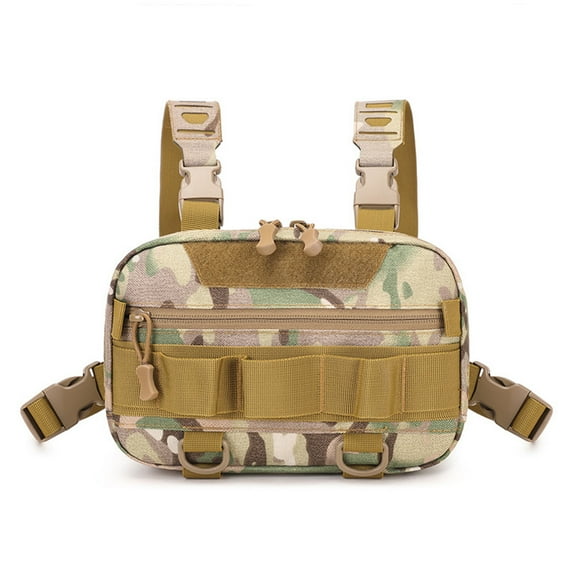 Large Capacity Fishing Tackle Backpack, Converts To Chest Pack, Keep Gear Dry, Enhances Airflow, With Rod Holder For Men