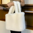 thumbnail image 1 of Large Capacity Fluffy Plush Shoulder Bag♫ Z8N7, 1 of 1