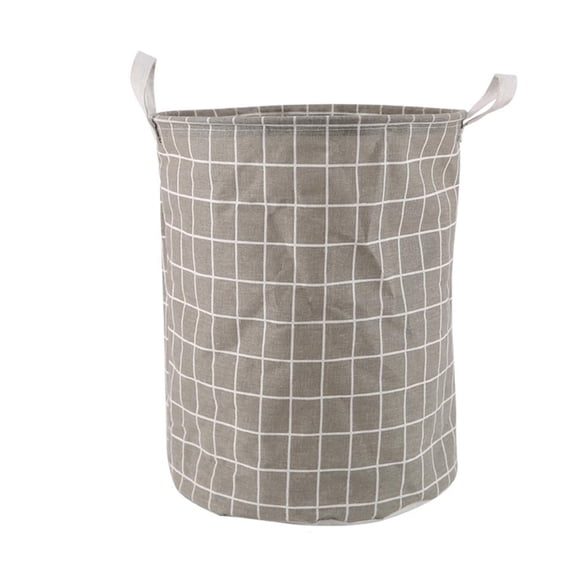 Large Capacity Foldable Cotton Linen Basket for Storing Dirty Laundry and Childrens Toy Efficiently