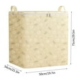 thumbnail image 1 of Large-Capacity Foldable Non-Woven Storage Bag with Two-Way Zipper | Handheld Quilt & Clothing Organizer for Travel & Moving | Space-Saving Storage Basket, 1 of 8