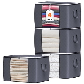 Torio Large Capacity Foldable Storage Bag, Eco-Friendly, Waterproof Organizing Bin for Clothes, Bedding & Seasonal Storage