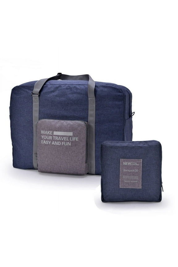 Large Capacity Foldable Travel Bag, Durable Hiker Style, Effortless Carry Convenience, Outdoor Gear, Vacation Packing, Weekend Getaway Gear, Water-resistant Fabric, Lightweight Construction,