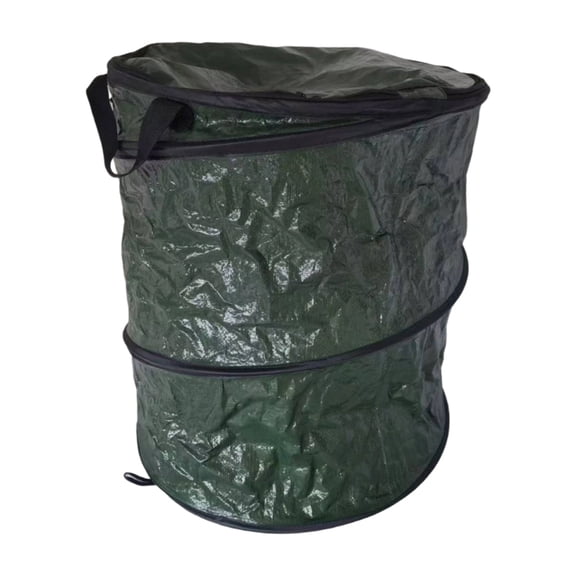 Large Capacity Folding Garbage Can Gallon Compacts Storage Camping Trash Can