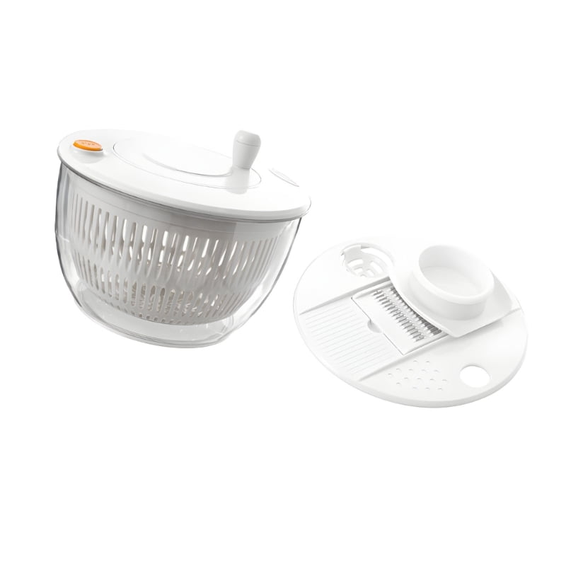 Large Capacity Food Processor for Slicing Vegetables and Drying Salad Home Kitchens Featurings Visual Designs