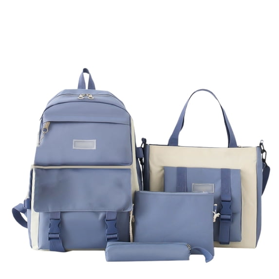 Large Capacity Four-Piece Backpack Set for Women,Lightweight Ergonomic Design for Outdoor Travel
