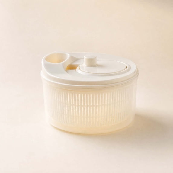 Large Capacity Fruit Washer Kitchen Supplies, Fruit Washing Bowl with Strainer House Items, Hand Crank Vegetable & Fruit Washer Spinner Bowl