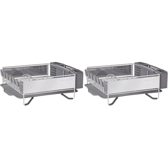 Light Rack Kitchenaid Large Capacity Full Size Rust Resistant Dish Rack