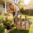 thumbnail image 1 of Large Capacity Gardening Tool Bag with Multiple Pockets, Tote Organizer for Shears, Gloves, and Planting Accessories, 1 of 6
