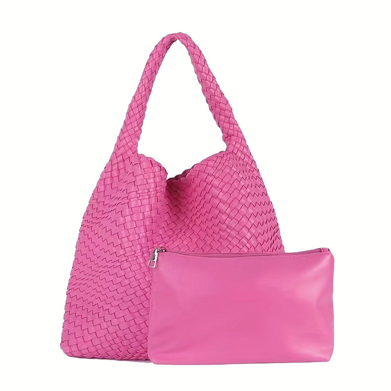 Large Capacity Geometric Shoulder Bag with Insert Pouch for Women Classic and Minimalist Design Walmart